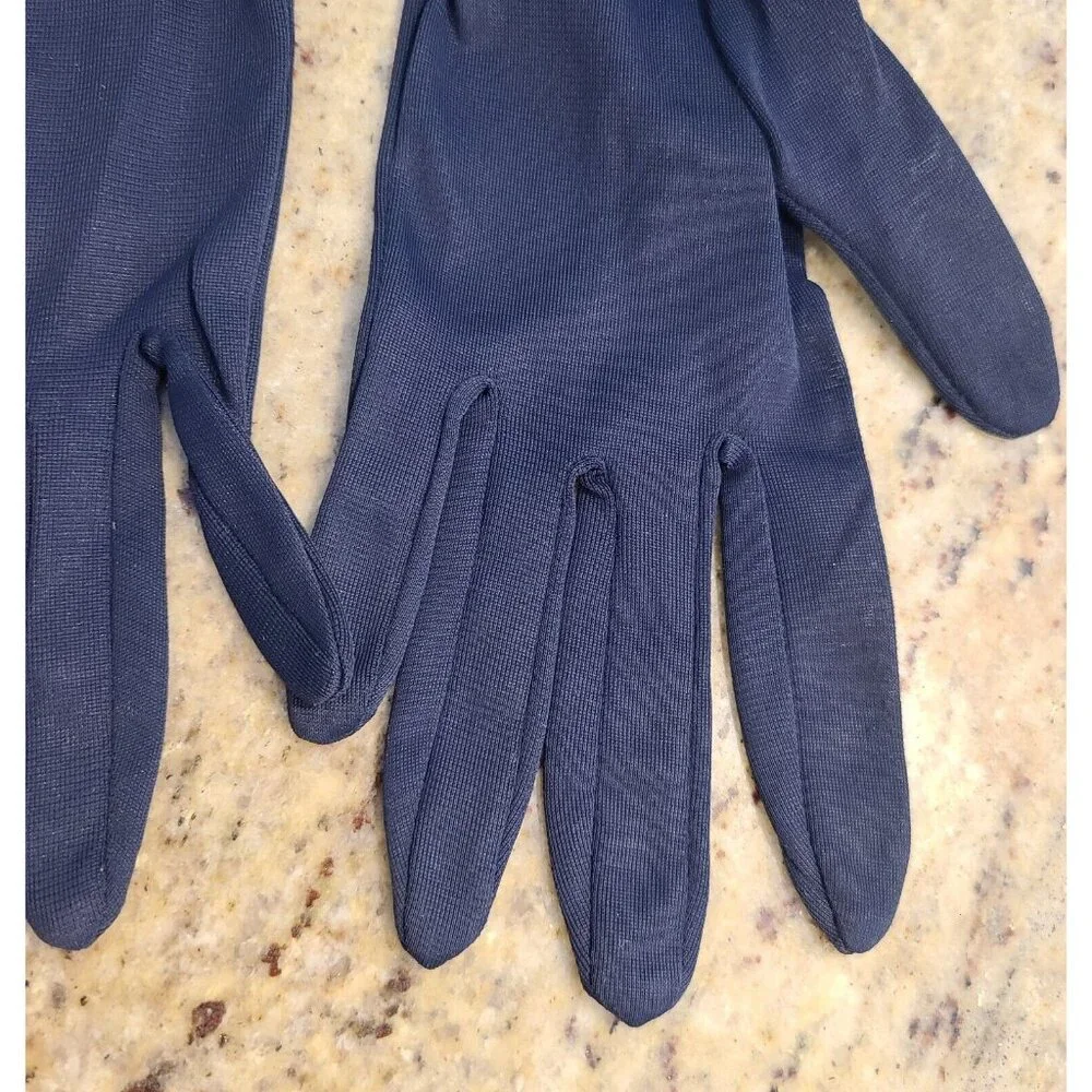Vintage Womens Size S 6.5 Blue Nylon Formal 8.5